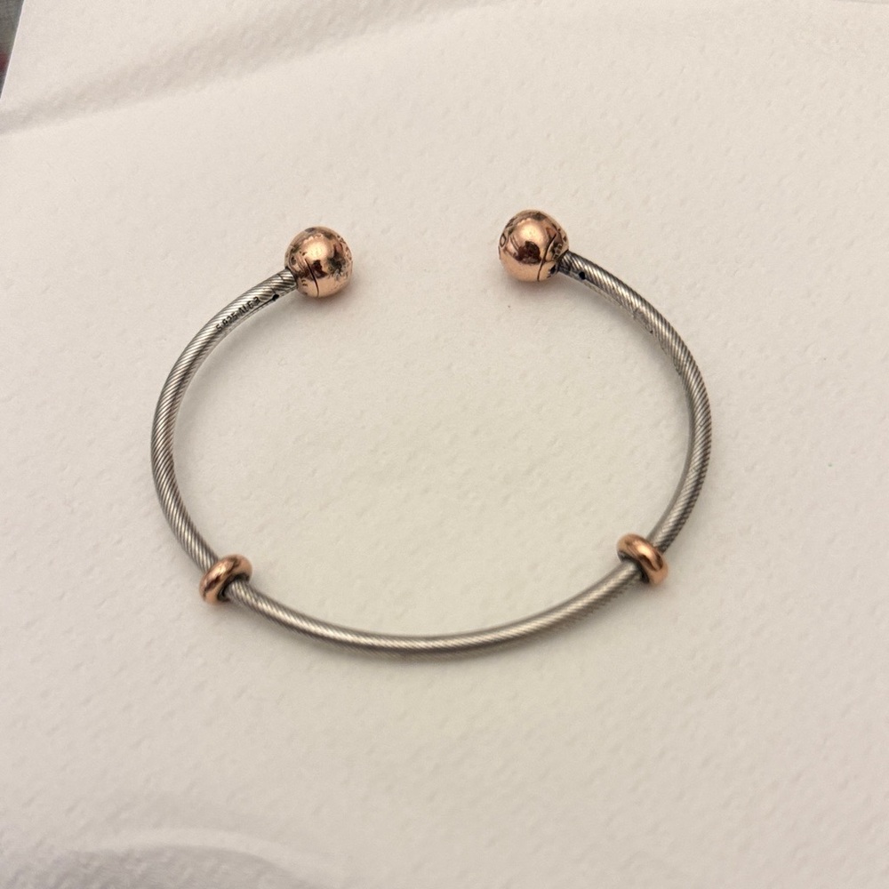 Pandora two tone bracelet
